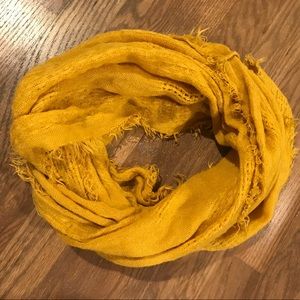 Lightweight mustard scarf